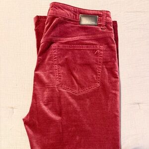 Current/Elliott Deep Red Flare Pants